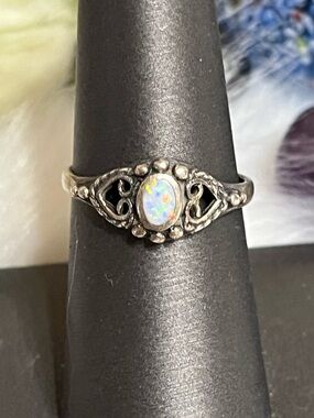 Shube Sterling Opal Ring